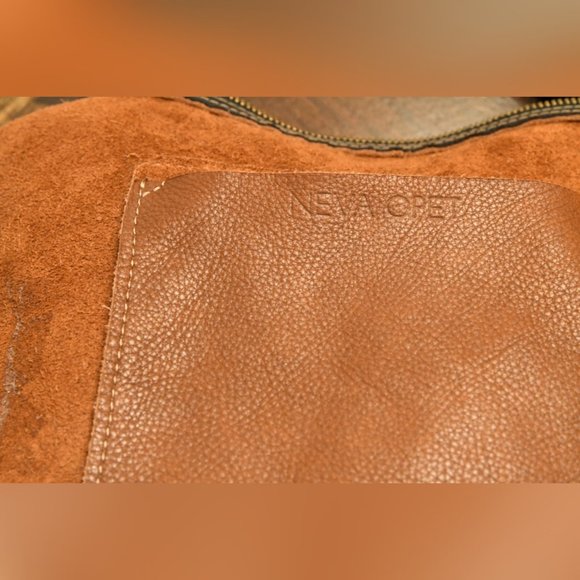 NEVA OPET Kara Zip Hobo Crossbody Leather Bag USA - Picture 7 of 8